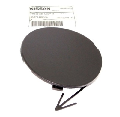 Nissan оригинальный номер 85071br00a крышка бампера, набор фаркопа прицепа фото №1
