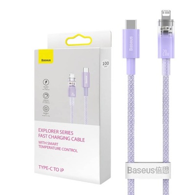 Kabel szybko ładujący Baseus USB-C do Lightning Explorer Series 2m, 20W