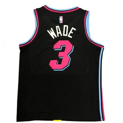 Koszulka do koszykówki Miami Heat Wade No. 3,XXL