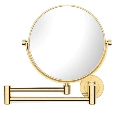 Lusterko lustro do makijażu łazienkowe okrągłe kosmetyczne powiększające x3
