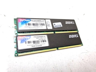 PAMIĘĆ RAM PATRIOT PDC22G6400LLK 1GB 1 X 1GB DDR2