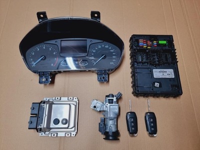 Ford fiesta mk8 1.1 xpjb набір стартовий бортовий комп'ютер замок запалювання ключ bsi набір фото №1