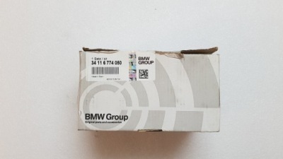 Гальмівні колодки 280mm bmw 1 e82 mini r56 r55 r57 r58 r59 оригінальний номер фото №1