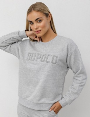 BOPOCO 27092301 SZARA BLUZA DRESOWA R.L