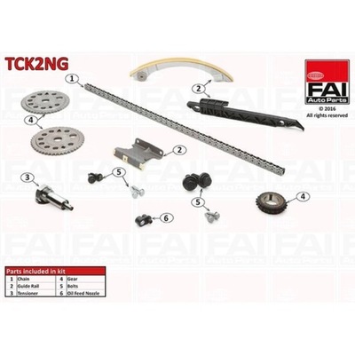 JUEGO CADENA DISTRIBUCIÓN FAI AUTOPARTS TCK2NG  