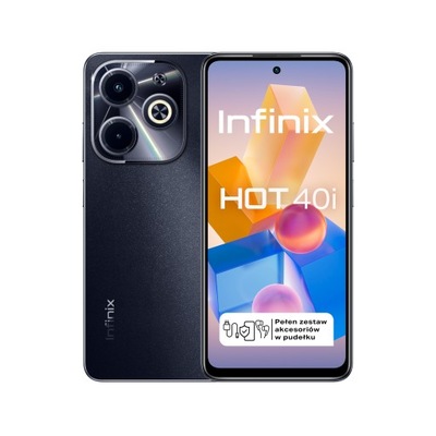 Smartfon INFINIX Hot 40i 8/256GB Starlit Black