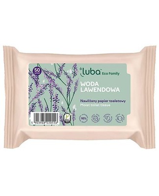 Luba Eco Family Woda Lawendowa Nawilżany Papier toaletowy 50 szt.