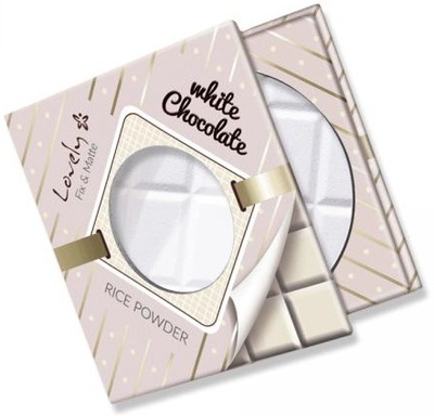 WIBO LOVELY WHITE CHOCOLATE PUDER RYŻOWY PRASOWAN