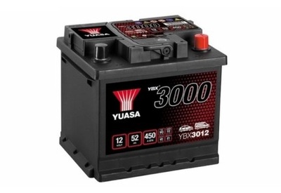 АККУМУЛЯТОР YUASA 12V 52AH/450A SMF P+