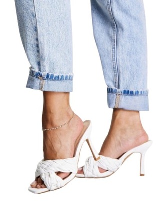 RAID DAMSKIE KLAPKI ELEGANCKIE BIAŁE 39 ROJ