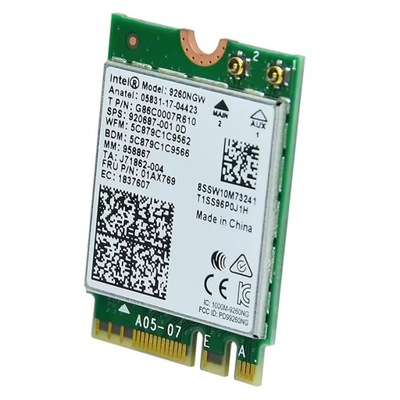 WIFI Intel Wireless-AC 9260NGW 802.11ac M.2 BT