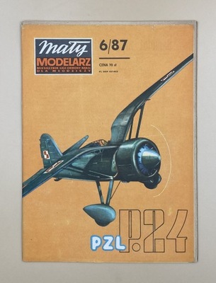 Mały modelarz 6/87 Samolot myśliwski PZL P-24 G