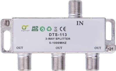 Rozgałęźnik TV 1/3 DTS-113 DIGITSAT 5-1000 MHz
