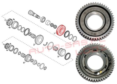 Колесо зубчасте 1-передача ducato jumper boxer 06- фото №1