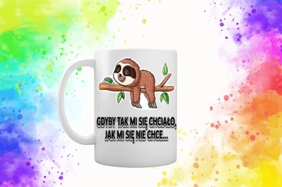 KUBEK LENIWIEC ceramika 330 ml