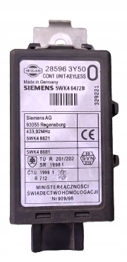 Nissan x-trail t30 модуль замка центрального фото №1