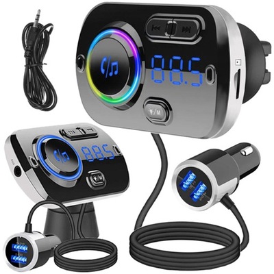 TRANSMITTER FM BLUETOOTH USB 5.0 MULTIFUNCTIONAL 8W1  