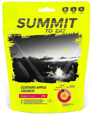 Custard z jabłkiem i płatkami Summit to Eat 87 g