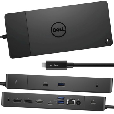 Uniwersalna stacja dokująca Dell Dock WD19TB USB-C USB HDMI DP RJ-45 LAN