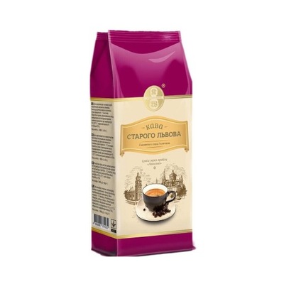 Kawa ziarnista Arabica Wiener Kaffee Kawa Starwgo Lwowa 1000 g