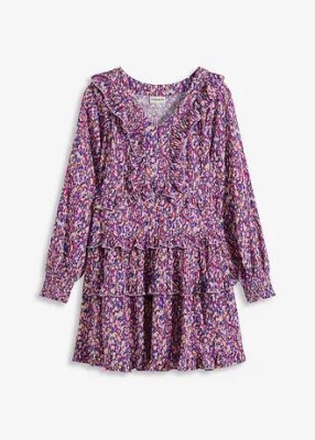 BPC SUKIENKA Z FALBANAMI I NADRUKIEM 46