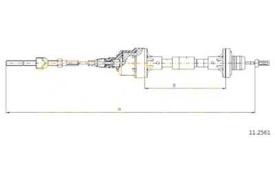 LINKA SPRZĘGŁA OPEL COFLE