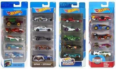 Hot Wheels Zestaw samochodzików 5-pak prepack