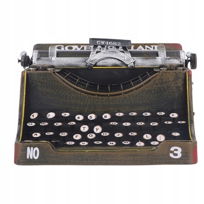 Retro Vintage maszyna do pisania dekoracja