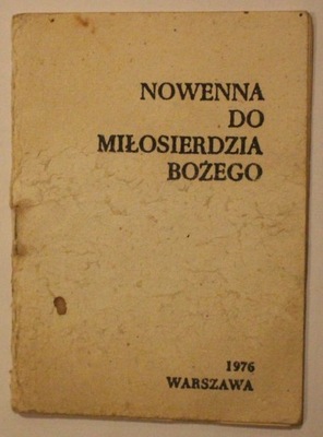 NOWENNA DO MIŁOSIERDZIA BOŻEGO - 1976 WARSZAWA, 32 STRONY