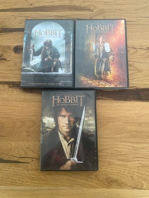 HOBBIT 3 CZĘŚCI - 3 DVD