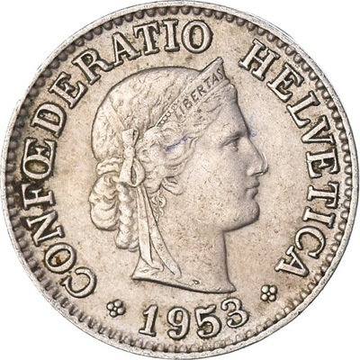 Moneta, Szwajcaria, 10 Rappen, 1953