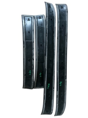 Накладки декоры пороговые sline audi a4 b6 комплект фото №1