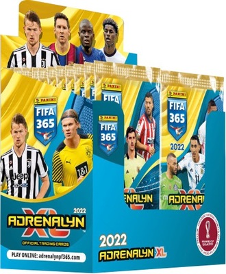 FIFA 365 2022 KARTY SASZETKI BOX 50x SASZETKA