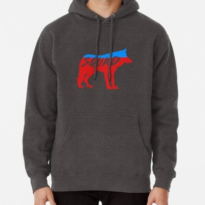 BLUZA Wolf Squad Pullover Hoodie
