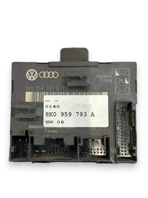 VW AUDI SKODA SEAT MODUŁ БЛОК УПРАВЛІННЯ ДВЕРІ 8K0959793A 8K0959793A