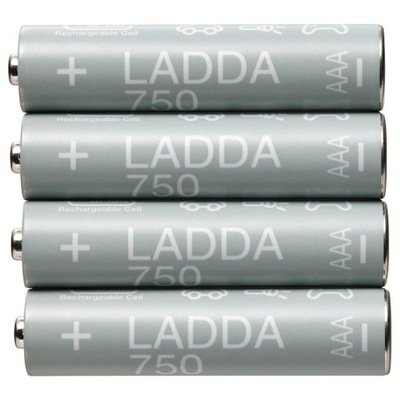 AKUMULATORKI / BATERIE LADA AAA 750 mAh 4 szt.