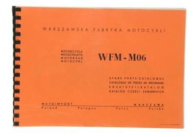 KATALOG ЗАПЧАСТИ ZAMIENNYCH WFM 125 M06 фото