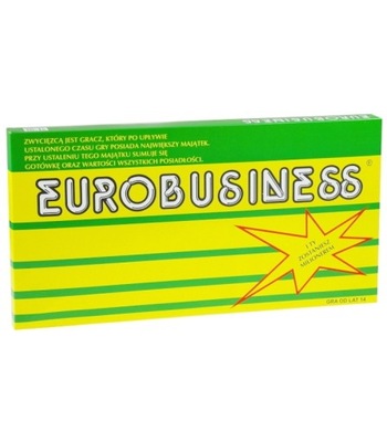 GRA PLanszowa Eurobiznes - Monopoly EUROBUSINESS Eurobisnes