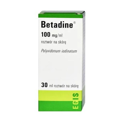 BETADINE 100 mg/ml, roztwór na skórę, 30ml