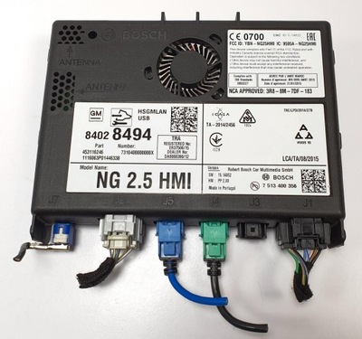 Модуль навігації радіо opel insignia a 84028494 фото №1