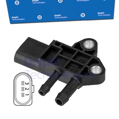 Delphi dps00002 датчик, тиск вихлопних газів фото №1