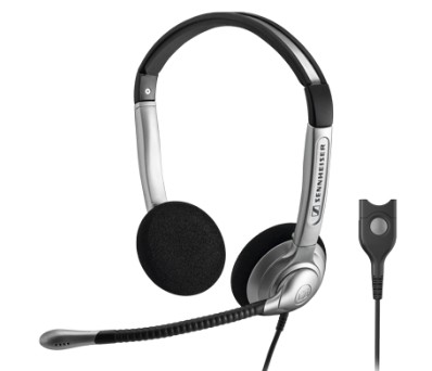 Sennheiser SH 350 słuchawka call center na QD