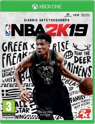 NBA 2K19 2019 Basketball NOWA GRA XBOX ONE - Płyta