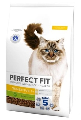 PERFECT FIT Sensitive sucha karma dla wrażliwych kotów z indykiem 7kg