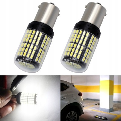 2 PIEZAS P21W 144LED SMD 4014 BA15S CANBUS 1156 TRASERO  