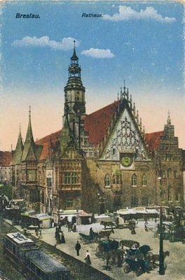 Pocztówka Wrocław Ratusz 04863
