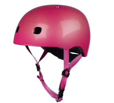 Dziecięcy kask na hulajnogę typu orzeszek Micro / Raspberry M (52 - 56 cm)