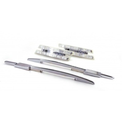 Габаритні вогні led bmw e90 e91 e92 e93 хром x2 фото №1