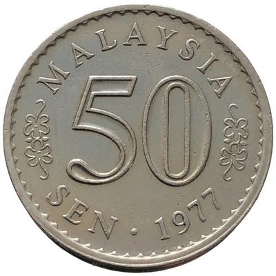 86813. Malezja - 50 senów - 1977r.