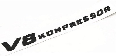 EMBLEMA INSCRIPCIÓN V8 KOMPRESSOR W211 W220 R230 MATE  